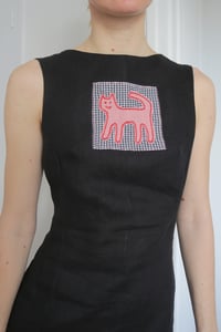 Image 1 of CAT patch boatneck dress