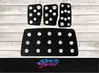 Image 1 of Logitech Pedal Plate and Heel Plate Grip Mod Decals G27/G29/G920