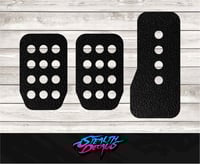 Image 4 of Logitech PRO Pedal Plate and Footplate Grip Mod Decal anti slip upgrade