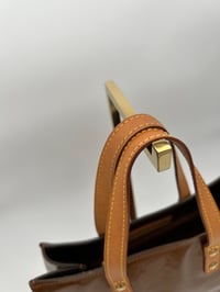 Image 5 of Louis Vuitton Reade PM Bronze Vernis Leather Top Handle Bag