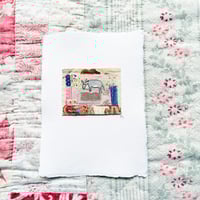 Image 2 of Art textile - ORIGINAL hand stitched collage 