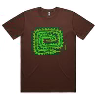 Image 2 of Acid Green Rattler Unisex Tee