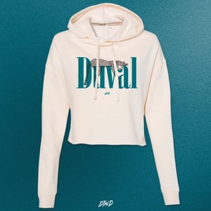Image of Duval Cat - Ladies crop hoodie