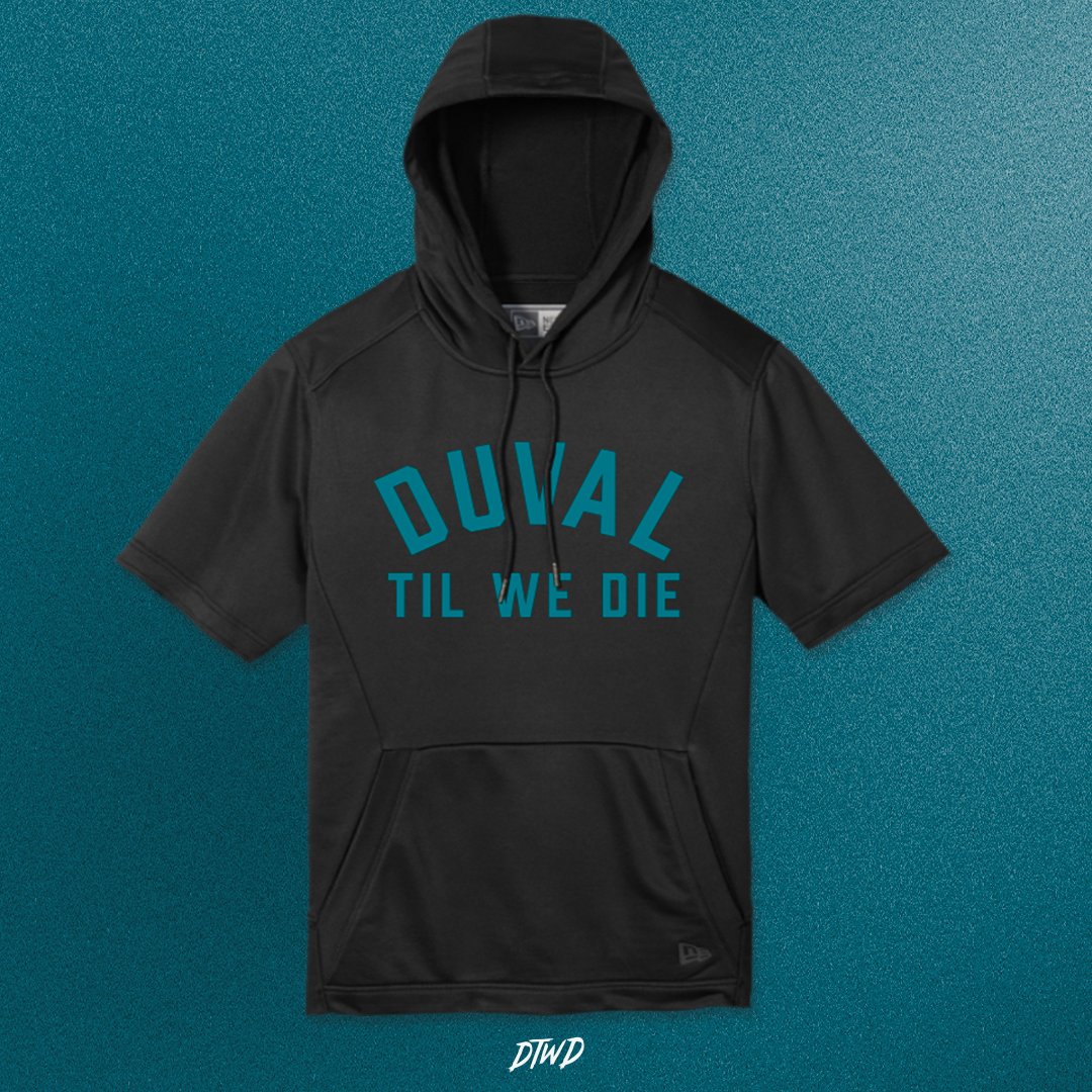 Image of DTWD - NEW ERA Black Short Sleeve hoodie