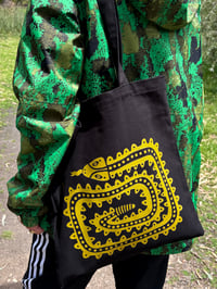 Image 1 of Gold Rattler Tote Bag