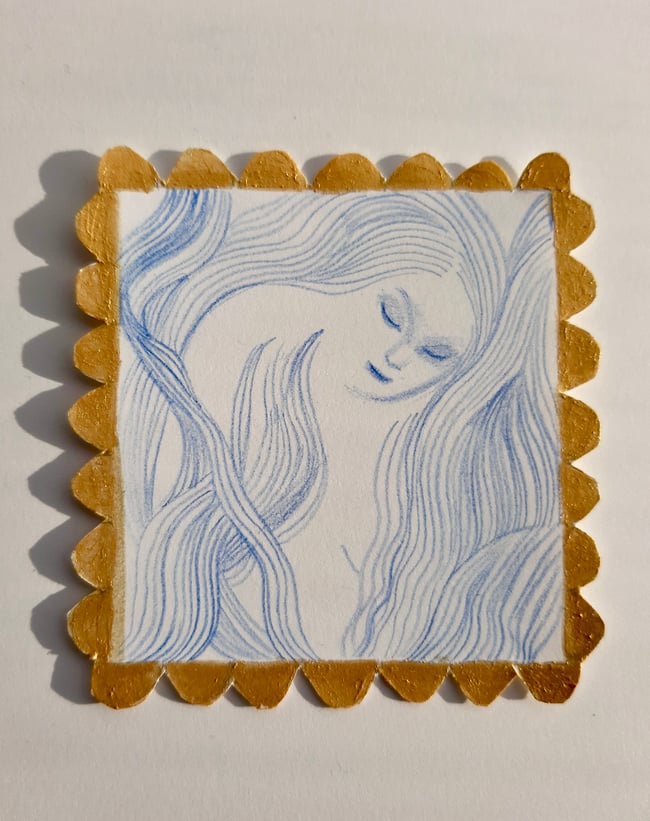 Orianna ~ Original drawing and painting