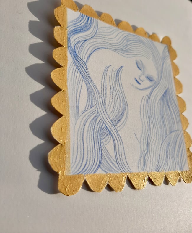 Orianna ~ Original drawing and painting