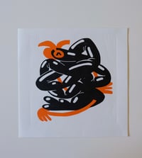 Image 1 of On my way (2025), Limited edition lino relief print 