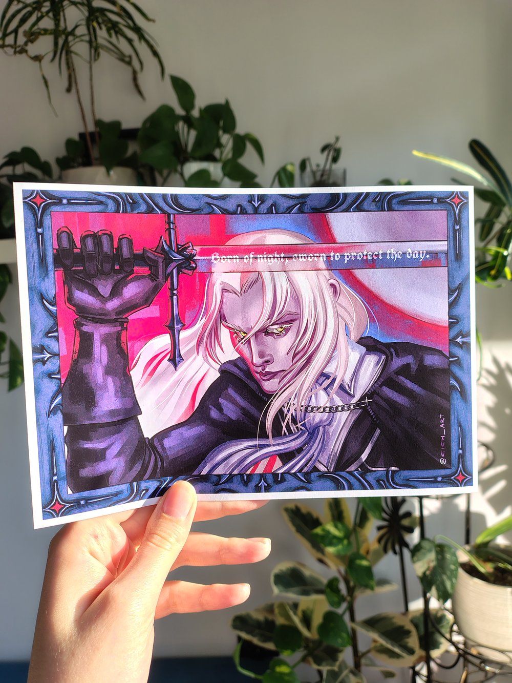 Image of Alucard A5 art print