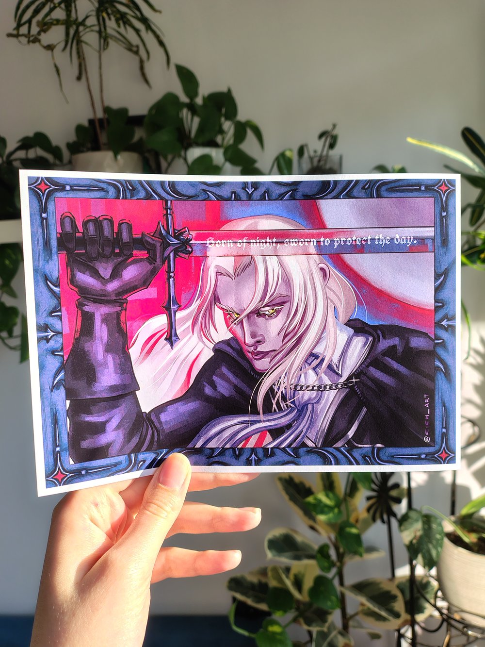 Image of Alucard A5 art print