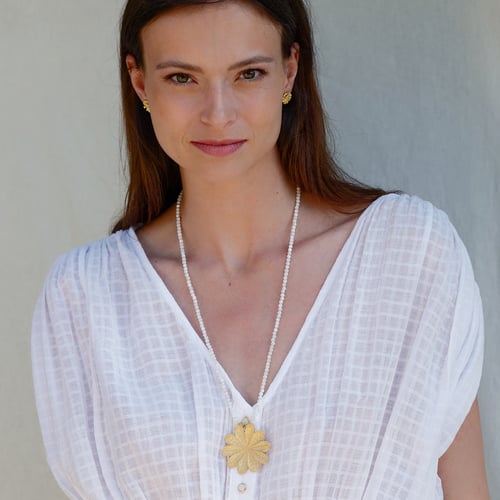 Image of Sautoir Clarisse perles