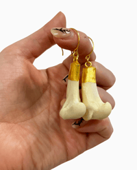 Hare Bone Earrings II