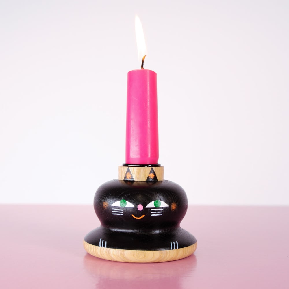 Image of Kerzenhalter "Katze" 