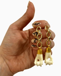 Hare Bone Earrings VI