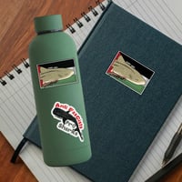 Image 2 of PALESTINE keffiyeh leopard shark sticker