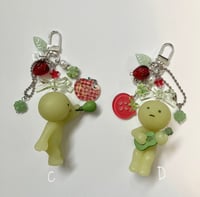 Image 3 of Smiski Apple Keychains
