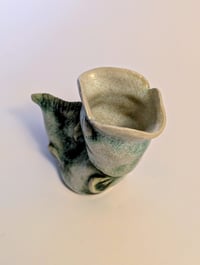 Image 3 of Frosty green mini gluggle jug