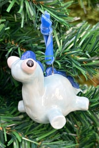 Image 5 of Billy the Blue Dinosaur Ornament