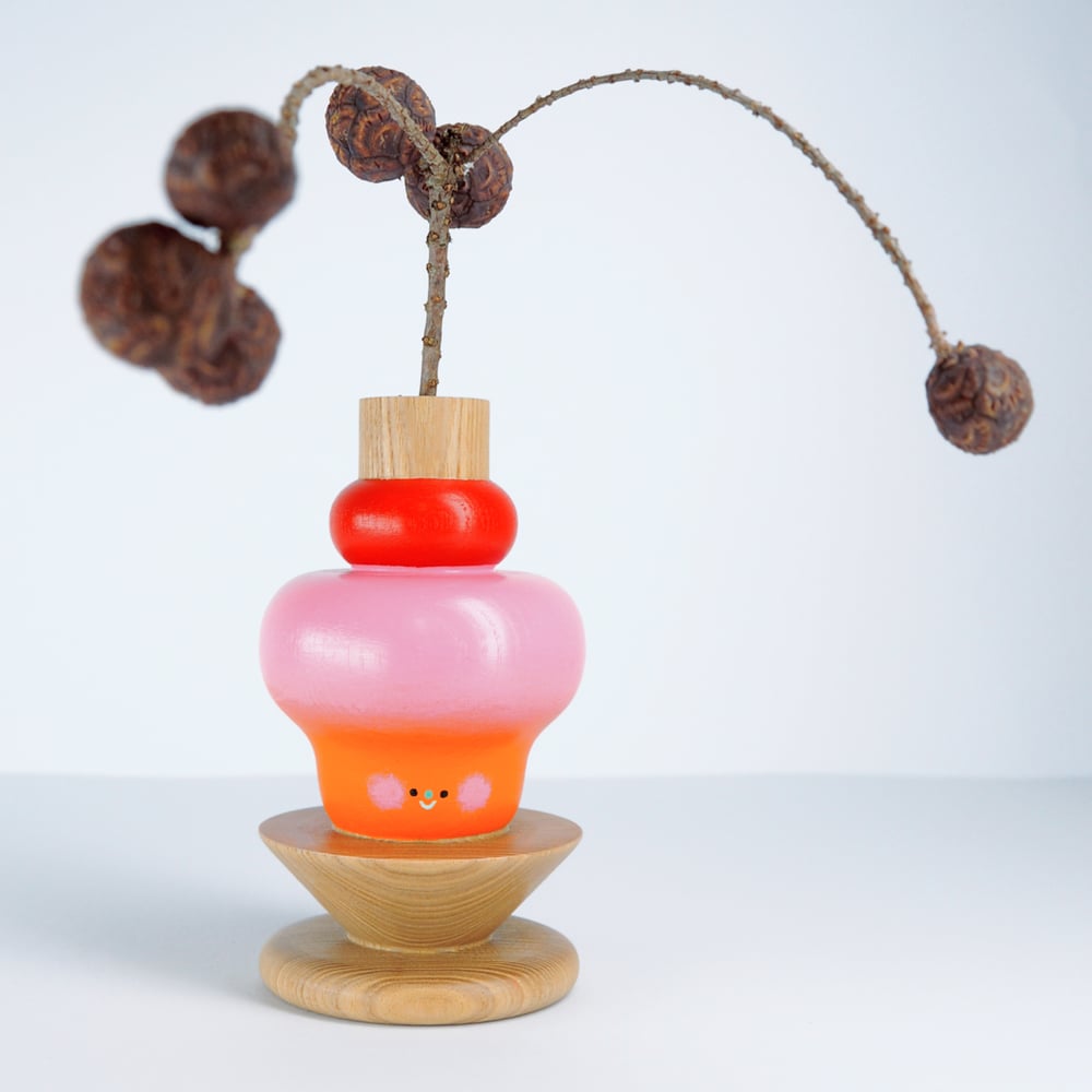 Image of Kerzenhalter-Vasen-Kombi "Eisbecher Jätaa" 