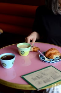 Image 3 of Tasse Light green pomme gradient smile