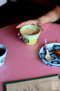 Image 4 of Tasse Light green pomme gradient smile