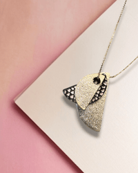 Image 1 of Les interchangeables - Demi lune (grand) - boucles / collier / pampilles