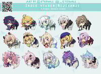 Image 1 of Indie Vtubers and Nijisanji Keychains