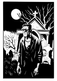 Frankensteins Monster Art Print