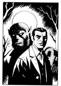 The Wolfman Art Print