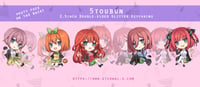 5 Toubun no Hanayome Keychains