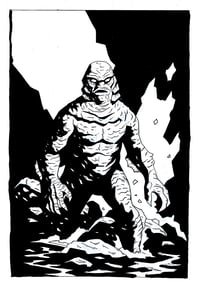 The Creature Art Print