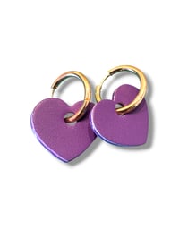 Image 2 of Les interchangeables - Coeur Love - boucles / collier / pampilles