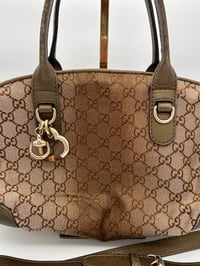 Image 2 of Gucci Heart Bit GG Canvas Top Handle Crossbody Bag