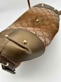 Image 7 of Gucci Heart Bit GG Canvas Top Handle Crossbody Bag