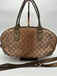 Image 9 of Gucci Heart Bit GG Canvas Top Handle Crossbody Bag