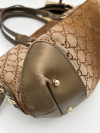 Image 11 of Gucci Heart Bit GG Canvas Top Handle Crossbody Bag