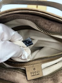 Image 18 of Gucci Heart Bit GG Canvas Top Handle Crossbody Bag