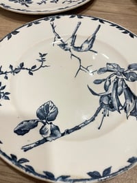 Image of Lot de 8 assiettes Oxford terre de fer 