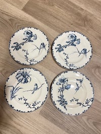 Image of Lot de 8 assiettes Oxford terre de fer 