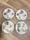Image of Lot de 8 assiettes Oxford terre de fer 