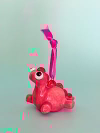 Image 1 of Poppy the Pink Dinosaur Ornament