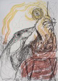 Badger (Wind in the Willows) - white BFK paper