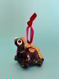 Image 1 of Genesis the Glittery Dragon Ornament