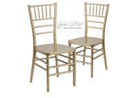 Image 1 of Gold Resin Chiavari Chair