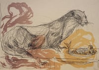 Otter (Wind in the Willows) - tan BFK paper