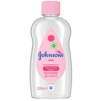 Johnson's Baby oil 200ml  (3 pieces)