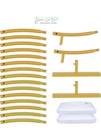 Image 2 of 2ft Round Backdrop Stand, Stable Balloon Arch Stand, Metal  Arch 