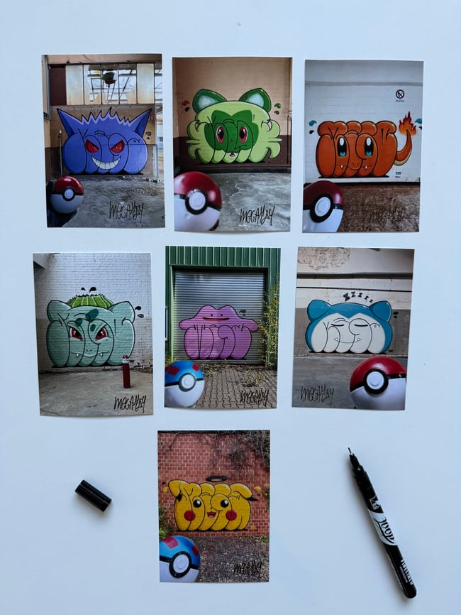 Megamon´s  Fine Art Print Set limited to 30 pieces 