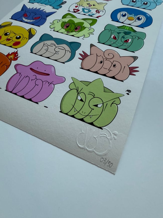 Megamon´s  Fine Art Print Set limited to 30 pieces 