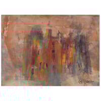 Image 1 of Tenements, Victoria Road - Charcoal, Soft Pastels and Acrylic Paint on Paper 